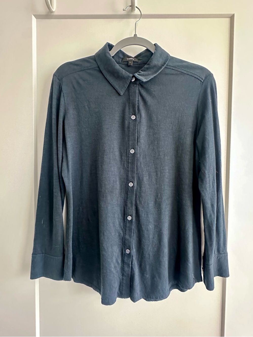 Theory Women's Riduro Long Sleeve Button Down